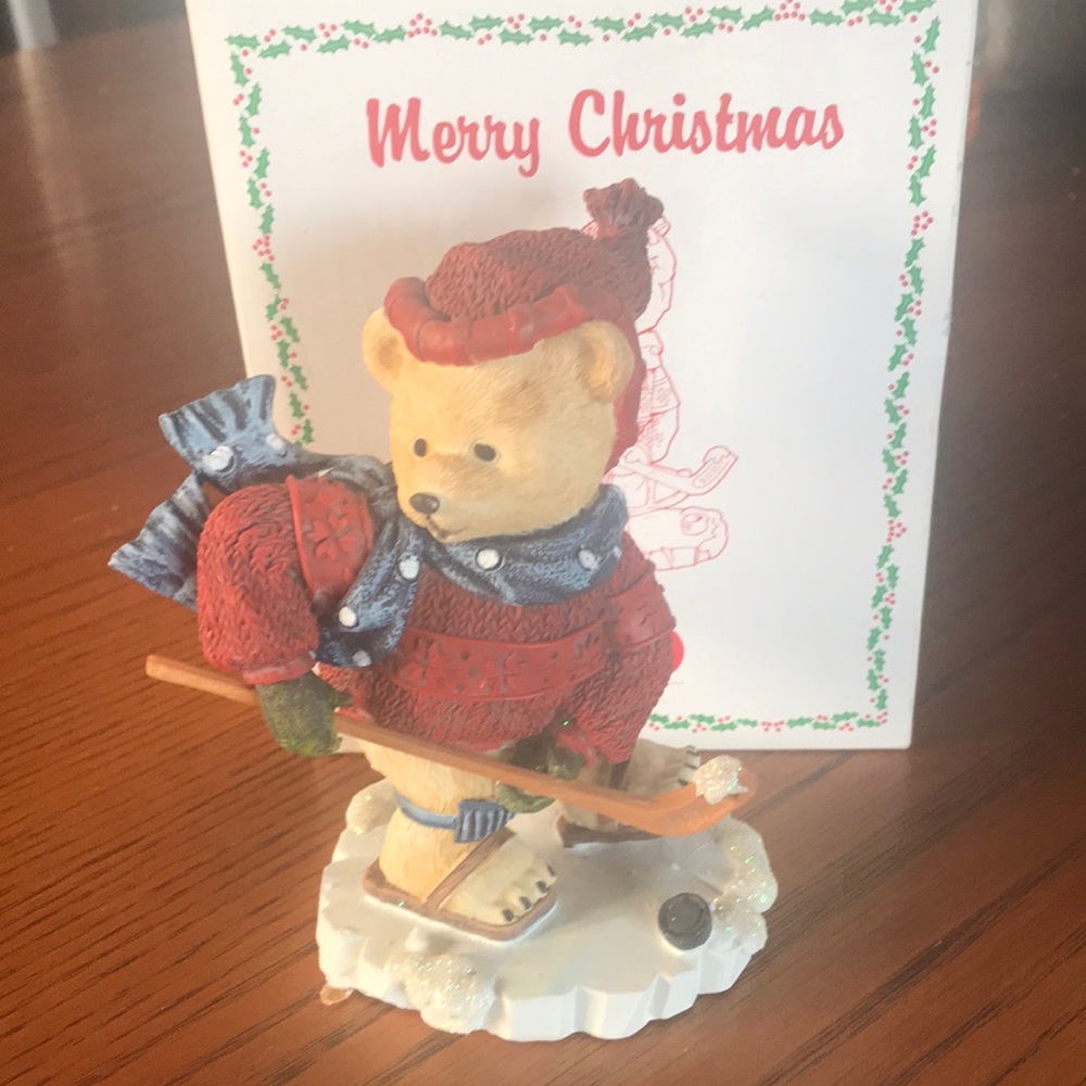 Teddy Bear Hockey Player Figurine Celebrating Leon’s 100th Anniversary